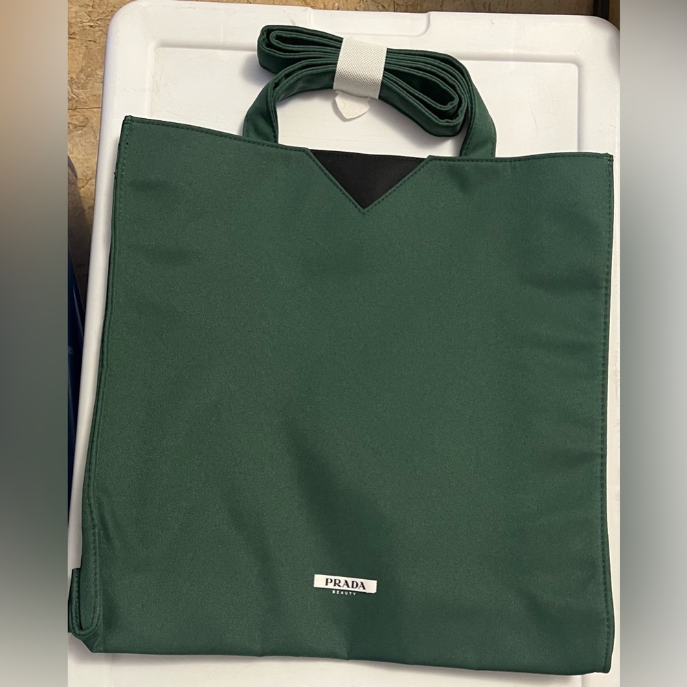 Prada Green Unisex Tote NEW! Special Gift! Limited Edition!